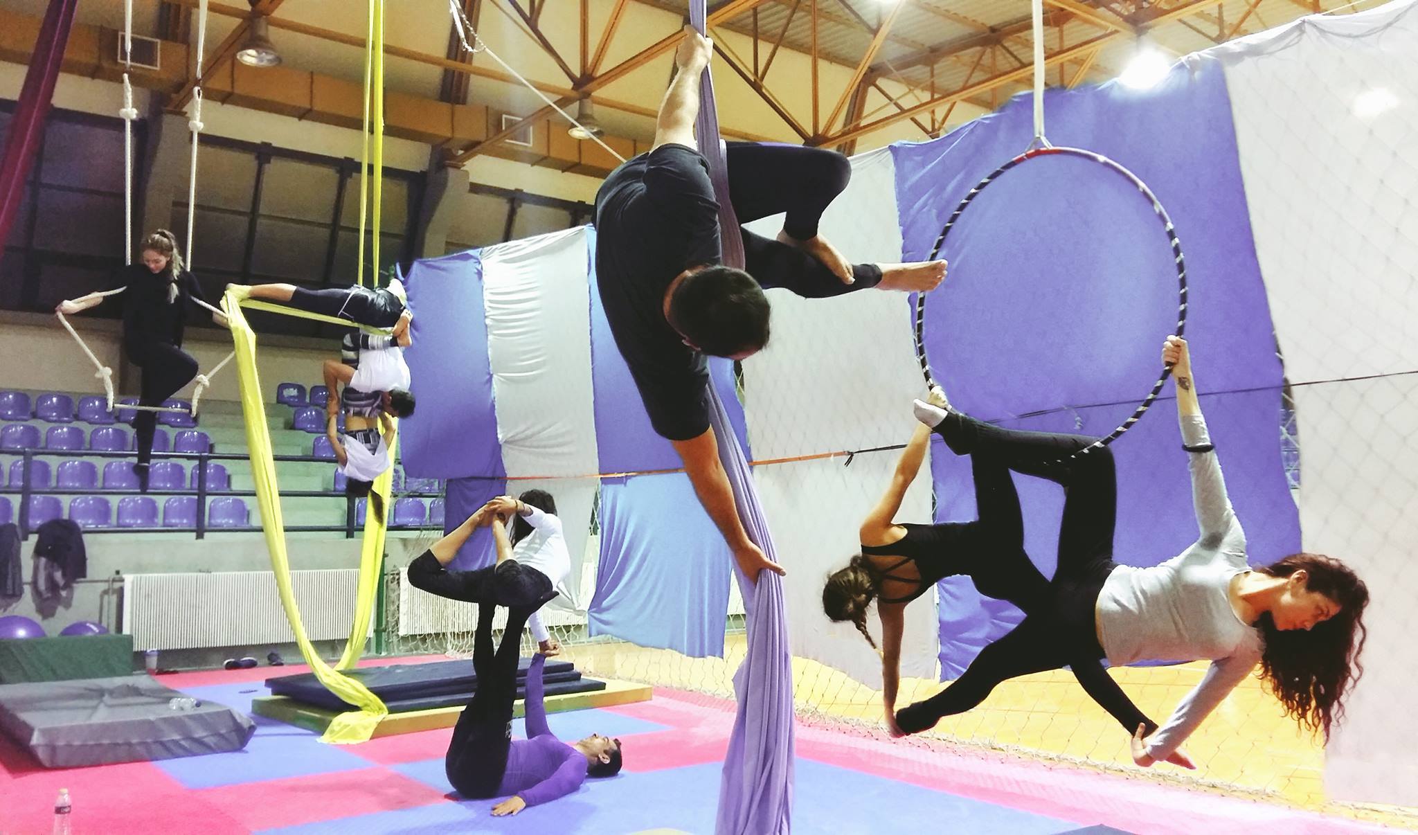 Aerial team